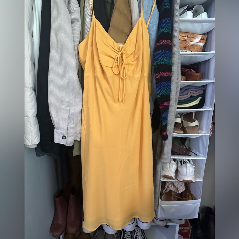 Yellow Abercrombie Mini Dress